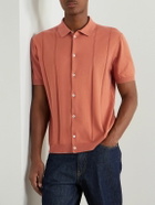 Baracuta - Horatio Striped Cotton Shirt - Orange