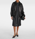 Nour Hammour Beck leather bomber jacket