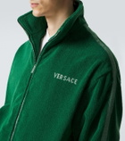 Versace Medusa cotton terry zip-up sweatshirt