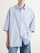 Acne Studios - Soffia Striped Cotton-Poplin Shirt - Blue