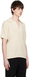 AURALEE White Skipper Polo