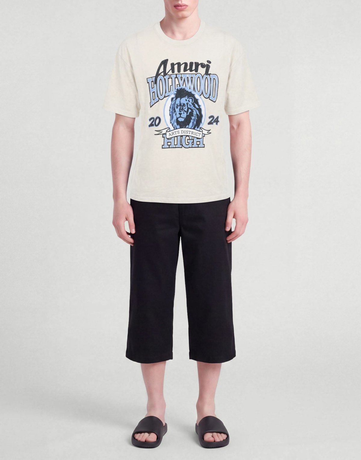 Amiri Mens T-shirt Ivory