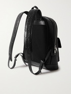 GUCCI - Logo-Embossed Perforated Leather Backpack