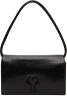 AMI Paris Black Voulez-Vous Wallet On Strap Bag