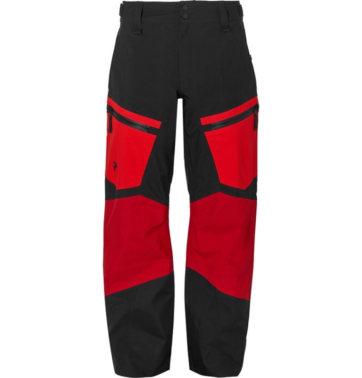 Photo: Peak Performance - Gravity Colour-Block GORE-TEX Ski Trousers - Red
