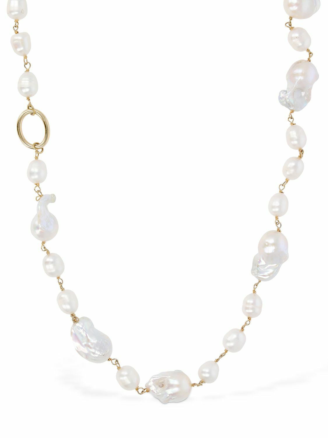 JIL SANDER - Grainy 2 Pearl Necklace Jil Sander