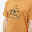 New Balance Men's Café Dog T-Shirt in Tobacco