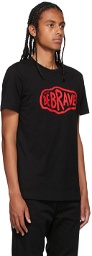 Diesel Black 'Be Brave' T-Shirt