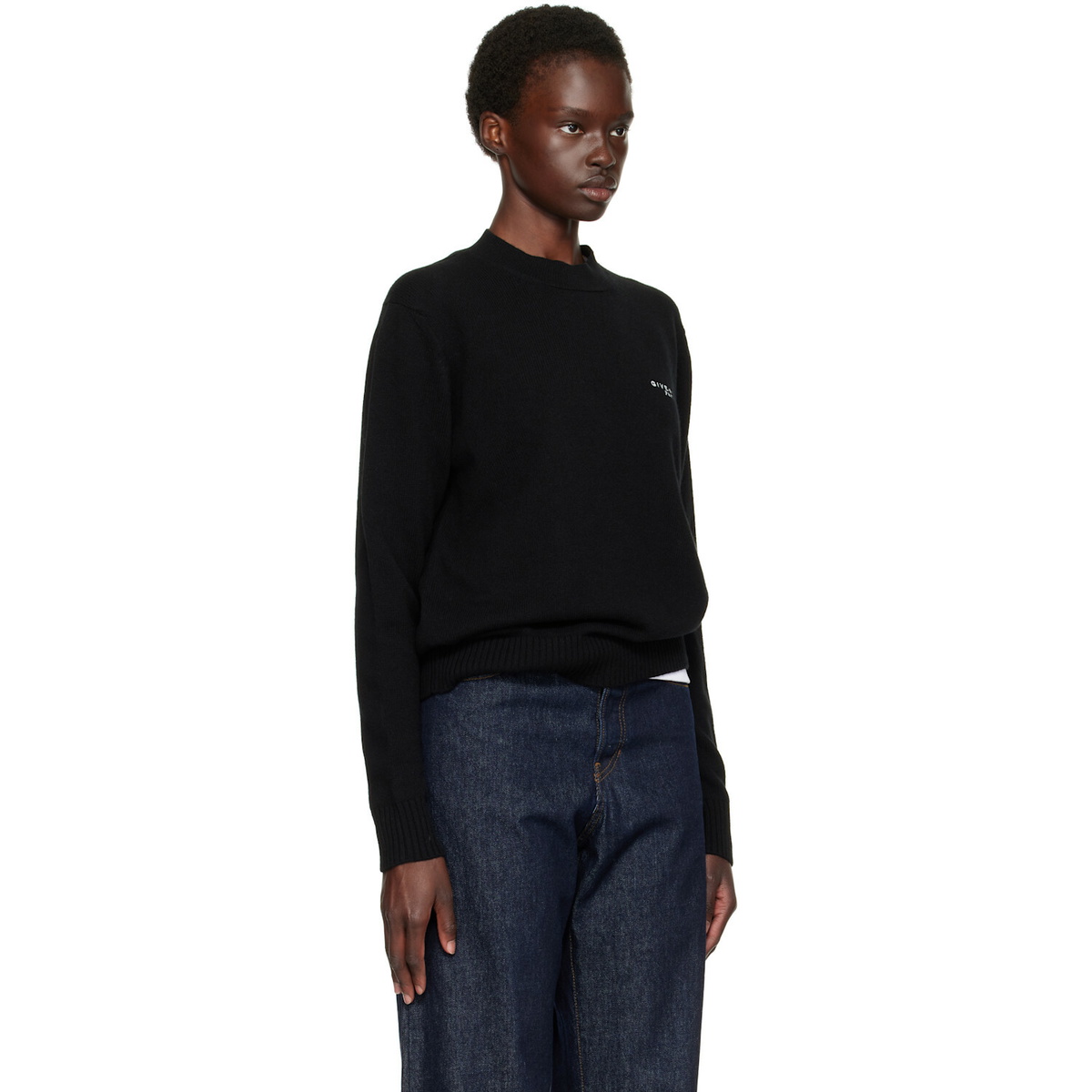 Givenchy Black Wool & Cashmere Sweater