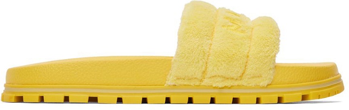 Photo: Marc Jacobs Yellow 'The Terry Slide' Sandals