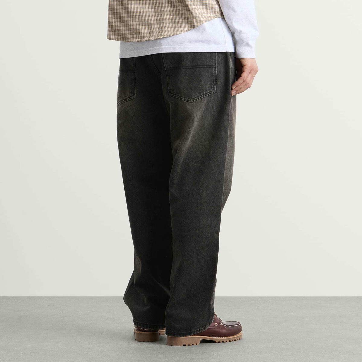 Butter Goods Men's Baggy Denim Jeans in Faded Black