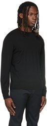 Theory Black Wool Sweater