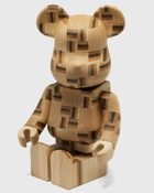 Medicom Bearbrick 400% Karimoku Yosegi Chess Brown Collectibles & Toys