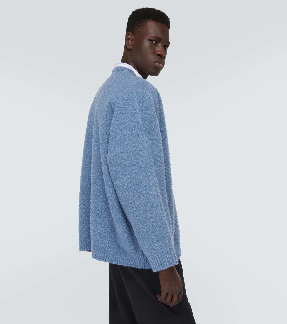 Loewe V-neck wool-blend cardigan Loewe