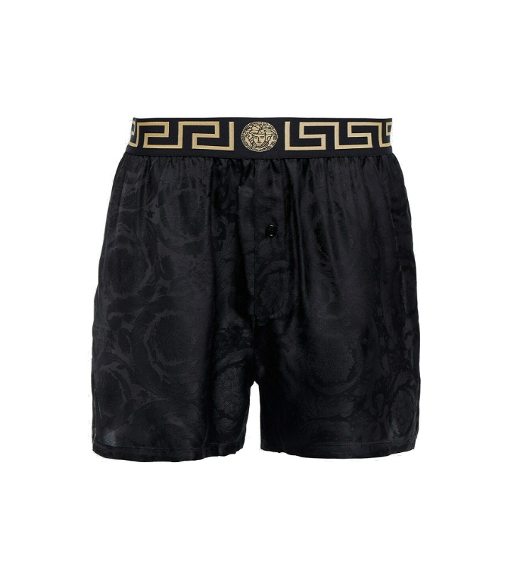 Photo: Versace - Barocco twill boxershorts