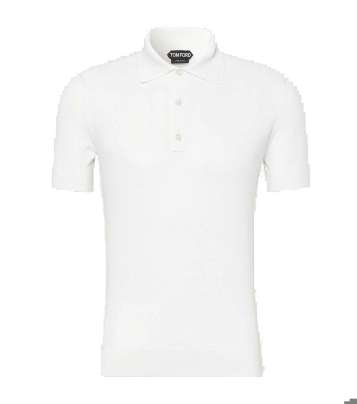 Photo: Tom Ford Silk and cotton polo shirt