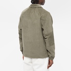 Reigning Champ Men's Cord Coach Jacket in Fir