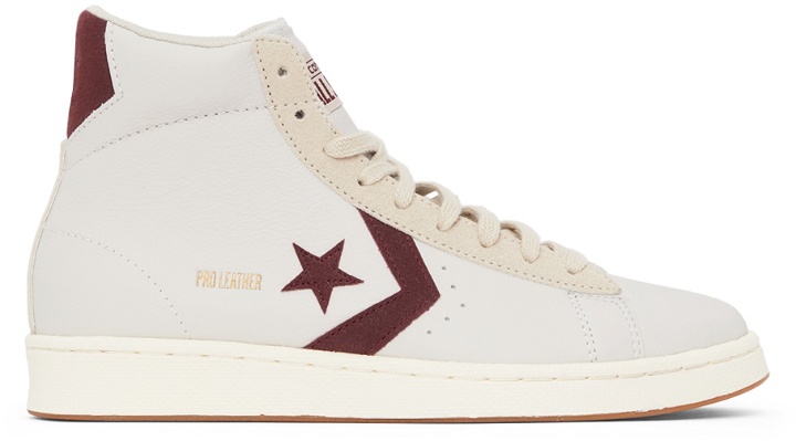 Photo: Converse Grey Pro Leather Hi Sneakers