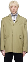 Bianca Saunders Taupe Pull Over Blazer
