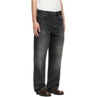 Sunflower Black Wide Twist Jeans
