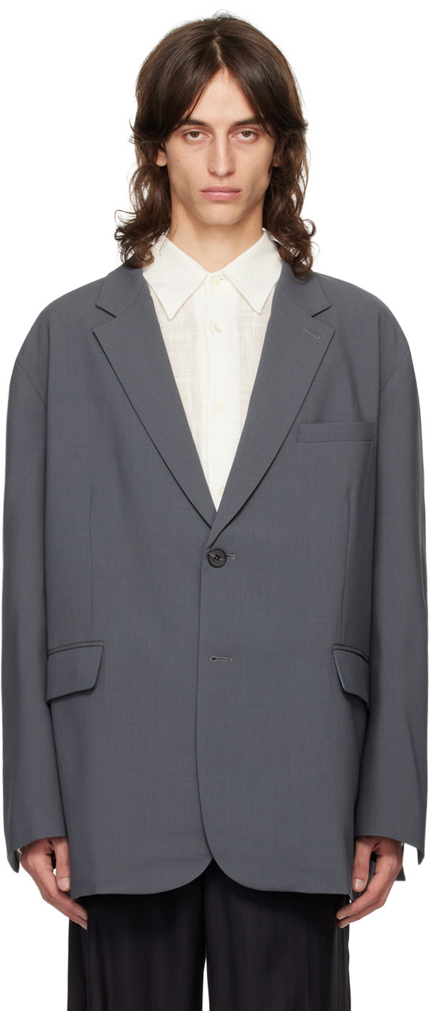 The Frankie Shop Gray Beo Blazer