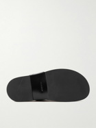 J.M. Weston - Leather Slides - Black