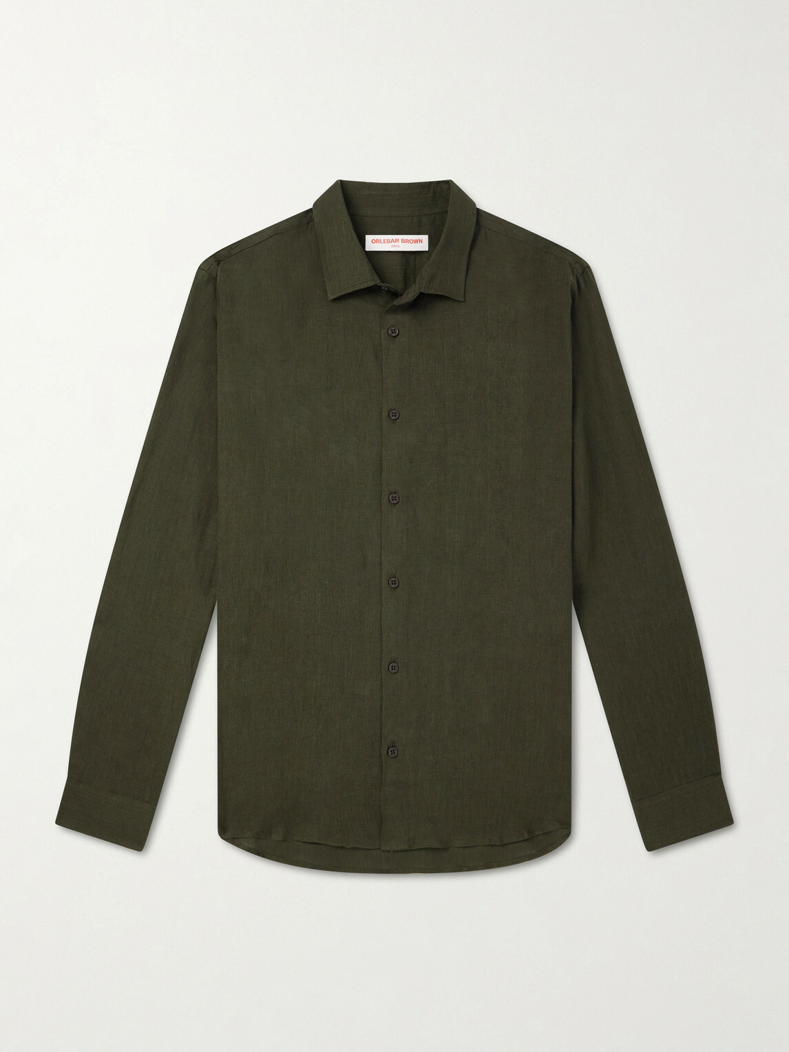 Orlebar Brown - Giles Linen Shirt - Green