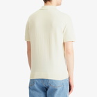 A.P.C. Men's Gregorio Knitted Polo in Off White