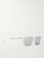 Dior Eyewear - DiorTag SU Square-Frame Acetate and Silver-Tone Mirrored Sunglasses