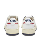 Autry Men's Open Low Sneakers in White/Blue