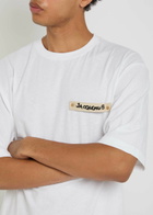 Jacquemus Le T-shirt Plage Cotton-blend T-shirt White