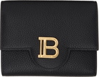 Balmain Black B-Buzz Trifold Wallet