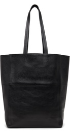 TONYWACK Black Embossed Leather Tote