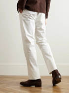Kingsman - Slim-Fit Straight-Leg Cotton-Blend Twill Chinos - Neutrals