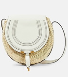 Chloe - Marcie Small raffia crossbody bag