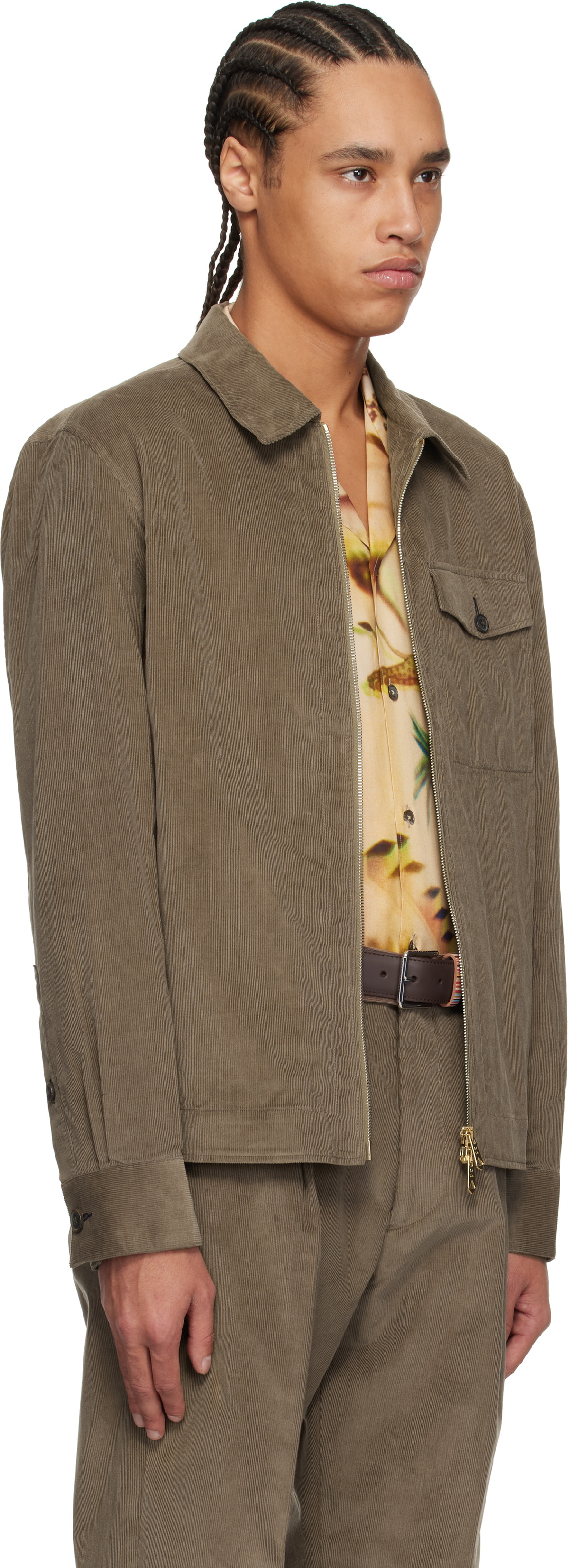 Paul Smith Brown Zip Jacket