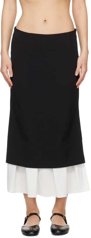 Photo: The Garment Black Treviso Midi Skirt