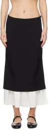 The Garment Black Treviso Midi Skirt