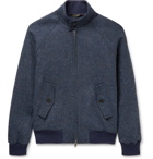 Baracuta - G9 Virgin Wool-Tweed Harrington Jacket - Blue