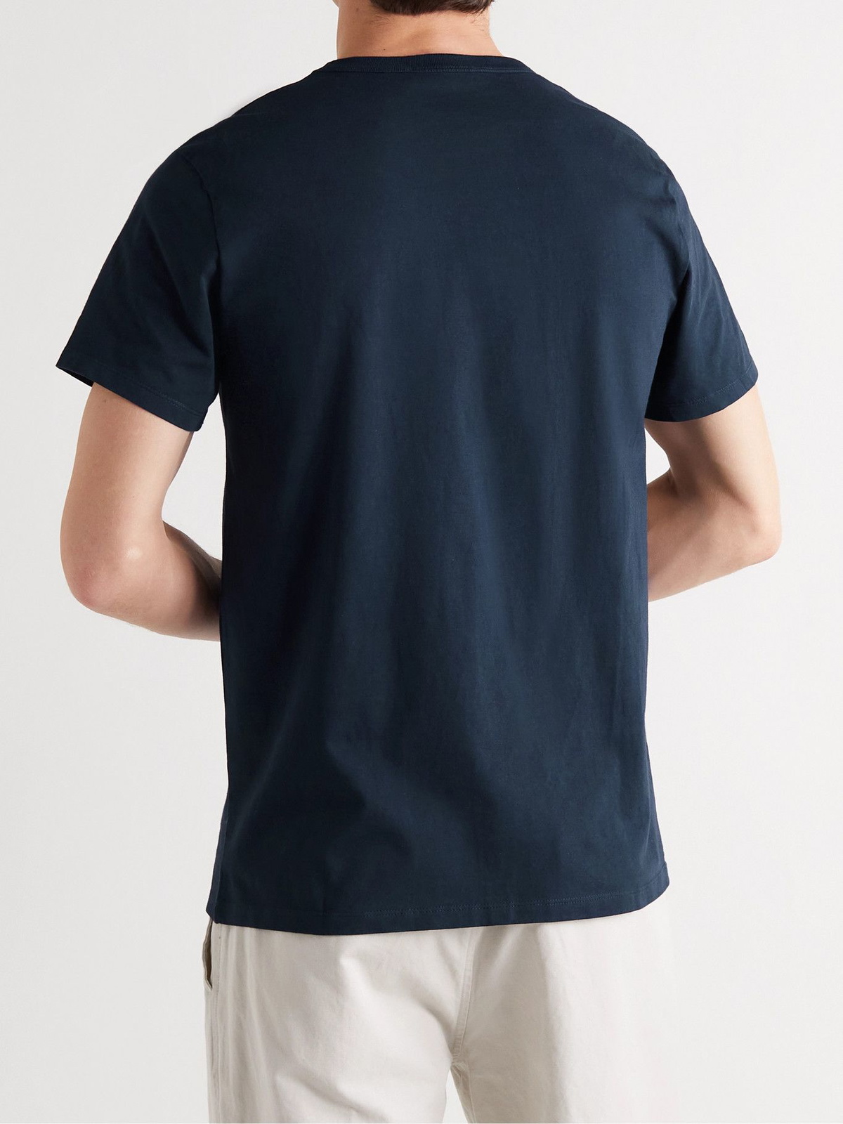 Maison Kitsuné Blue Cotton T-Shirt main image 0