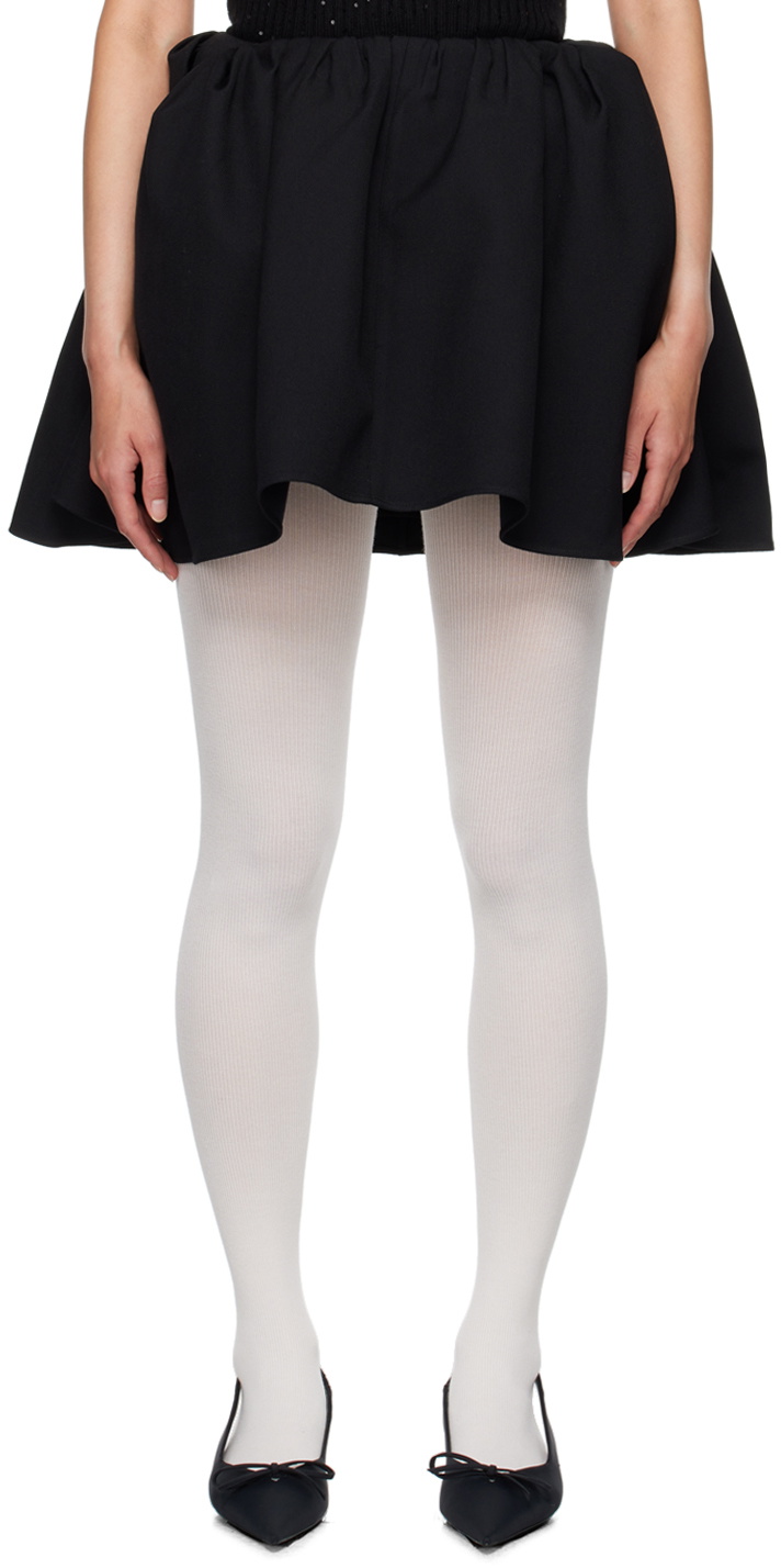 SHUSHU/TONG Black Bowknots Miniskirt Shushu/Tong