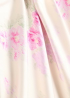 Loveshackfancy Castle Floral-print Satin Midi Skirt Pink