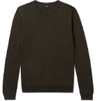 Hugo Boss - Slim-Fit Virgin Wool Sweater - Green