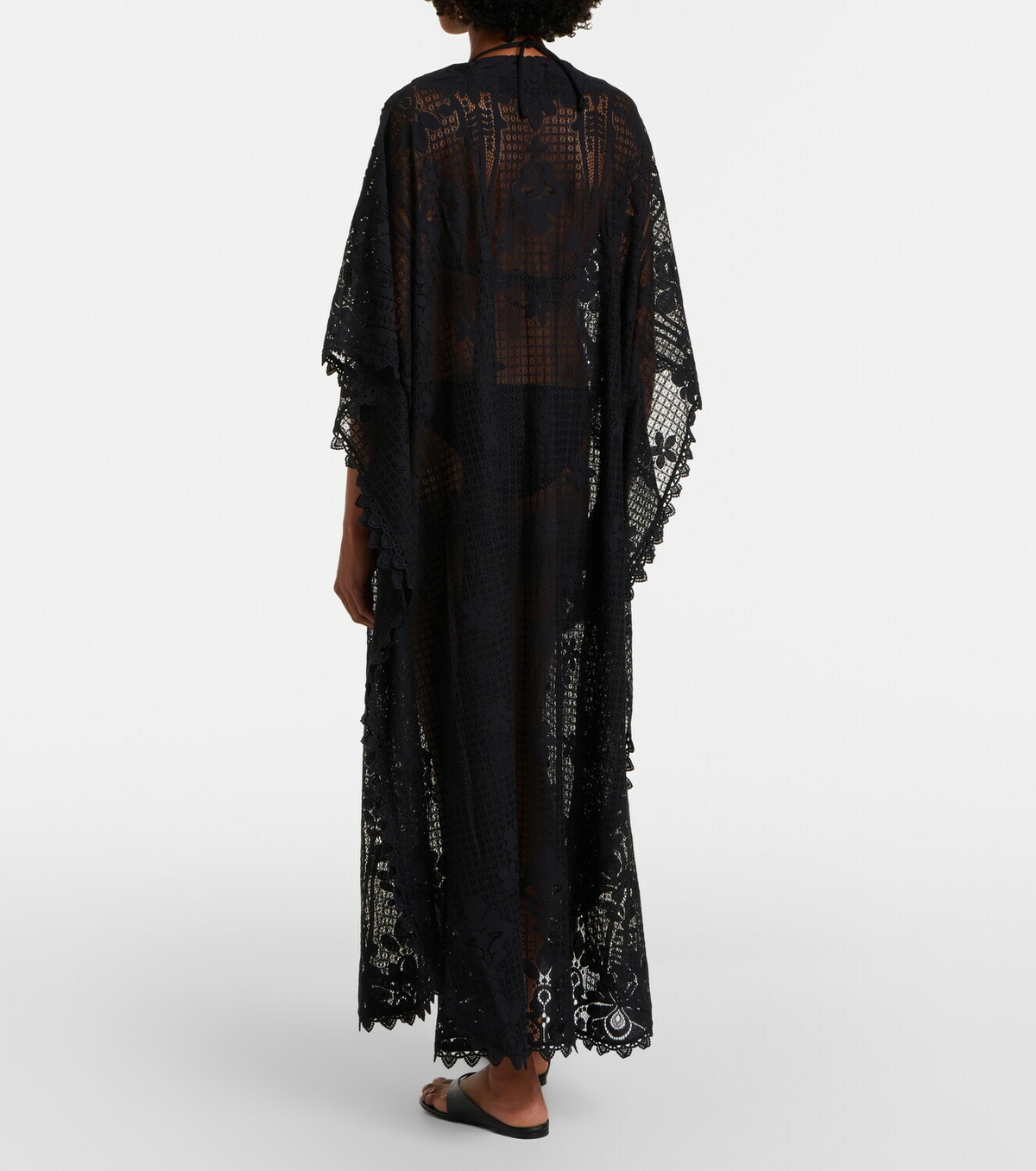 Melissa Odabash Yasin cotton-blend lace kaftan