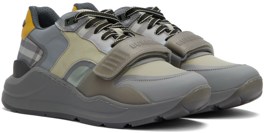 Burberry Gray Ramsey Sneakers Burberry