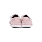 Loewe Pink Nubuck Boat Shoes