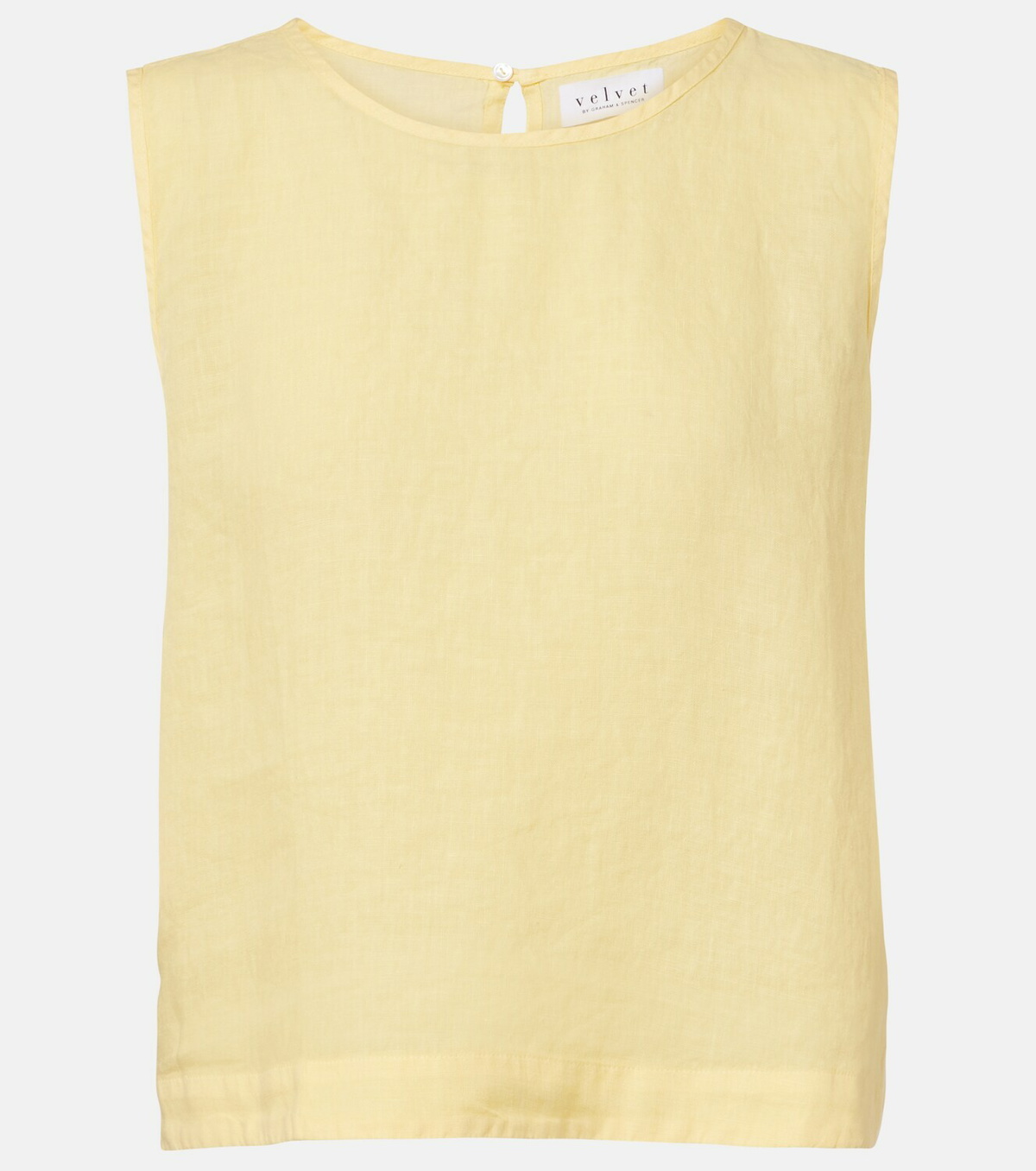Velvet Maxine linen top