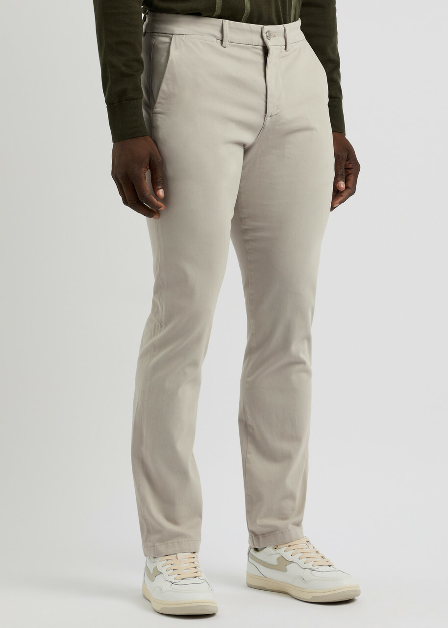 7 For All Mankind Slimmy Luxe Performance Chinos Grey