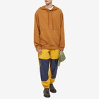 Moncler Men's Nylon Panel Cord Pant in Yellow