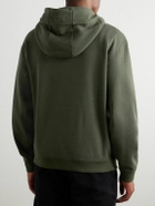 Loro Piana - Vogel Cotton and Cashmere-Blend Jersey Hoodie - Green